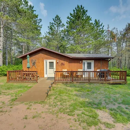 Woodland Cabin With Fishing, Atv And Snowmobile Trails Lake Nebagamon Exterior photo